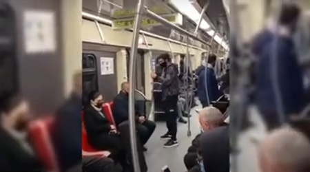 Bakı metrosunda ZARAFAT: Qatardakı sərnişinlər qorxdular və... - VİDEO
