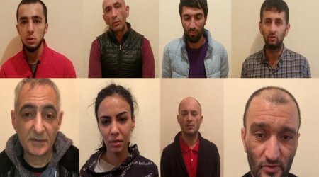 Xaricdəki narkotacirlərə narkokuryerlik edən 8 nəfər saxlanılıb - VİDEO