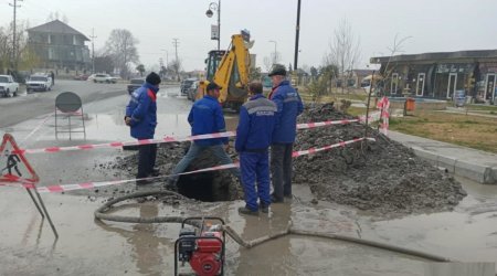 Bakının bu rayonunda sular kəsilib - QƏZA BAŞ VERİB və...