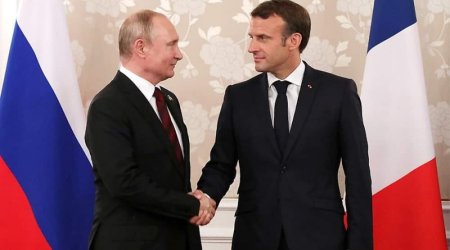 Makron Putinə Ukraynaya görə öz versiyasını təklif edəcək