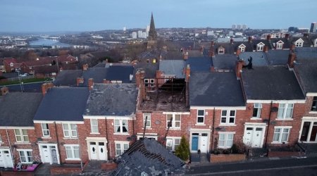 Britaniyada fırtına: 16 min insan işıqsız qaldı