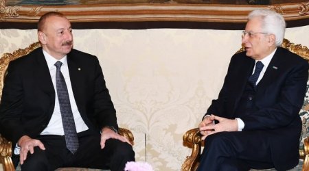 İlham Əliyevdən İtaliya prezidentinə: “Münasibətlərimizin hazırkı səviyyəsi məmnunluq doğurur”