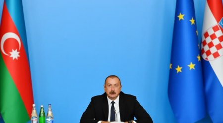 İlham Əliyev Cənub Qaz Dəhlizi Məşvərət Şurasının VIII toplantısında ÇIXIŞ ETDİ - FOTO/VİDEO