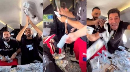 Azərbaycanlı məşhurun təyyarədə keçirdiyi “ad günü” gündəm oldu - FOTO/VİDEO 