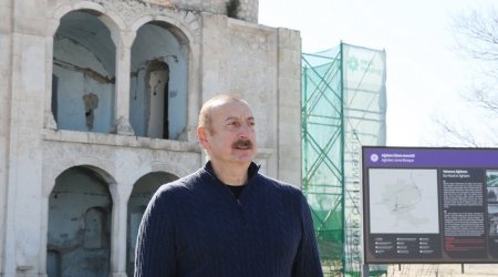 Azərbaycan Prezidenti Ağdama çəkilən yolun əhəmiyyətindən danışdı