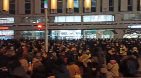 Moskvada müharibəyə qarşı aksiya: 300 etirazçı saxlanıldı - VİDEO