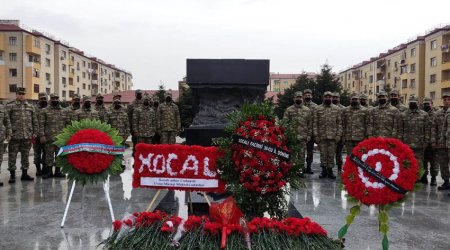 Azərbaycan Ordusunda Xocalı soyqırımı ilə bağlı silsilə tədbirlər keçirildi - FOTO+VİDEO