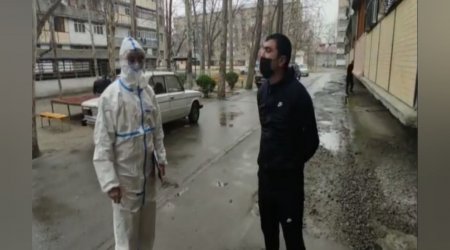 Mingəçevirdə koronavirus xəstəsi küçədə aşkarlandı
