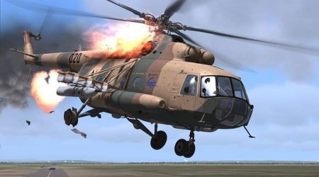 Ukrayna Rusiyaya məxsus helikopteri belə vurdu - ANBAAN GÖRÜNTÜLƏR 