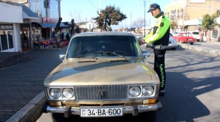 Qaxda qaydaları pozan 15 sürücü cərimələndi - FOTO