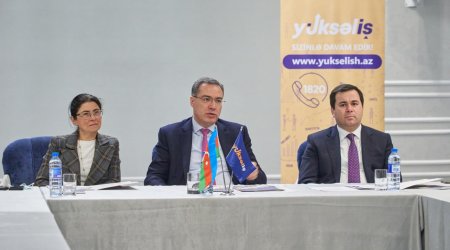 Prezidentin köməkçisi “Yüksəliş”in qalibləri ilə görüşdü - FOTO