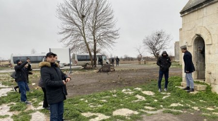 Xarici jurnalistlər Füzuli, Şuşa və Ağdam şəhərində oldular  - FOTO