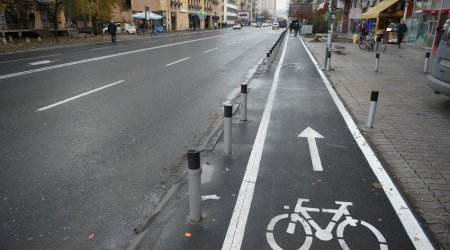Bakıda velosiped yolunun 1,6 km hissəsi tamamlandı