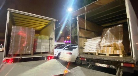 Bakıdan Kiyev sakinlərinə 30 ton humanitar yardım göndərildi - FOTO