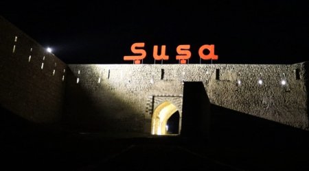 İmsak vaxtı Şuşada azan səsləndirildi - VİDEO
