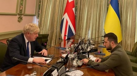 Britaniyanın Baş naziri Kiyevə gəldi - GİZLİ ƏMƏLİYYAT PLANI / FOTO