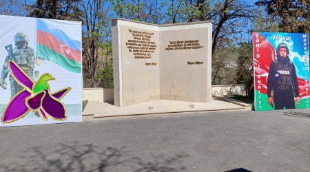 Qubada şəhid jurnalistin anım günü keçirildi - FOTO