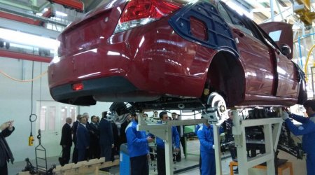 Azərbaycanda istehsal olunan minik avtomobillərinin sayı açıqlandı