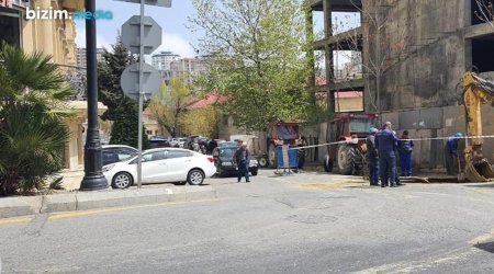 Bizim.Media yazdı, partlayan su xətti təmir edildi – FOTO/VİDEO