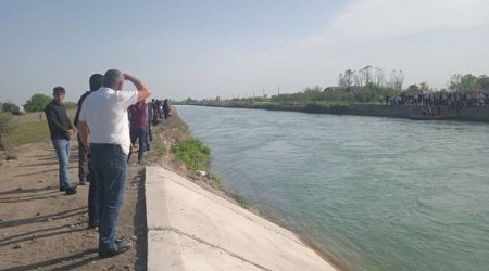 Bərdədə 24 yaşlı oğlan kanalda batdı - FOTO