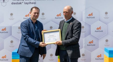 Daşkəsəndə arıçılığın inkişafına dəstək layihəsi icra edildi
