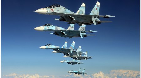Rus qırıcıları paradda “Z” formasında uçacaq - MƏŞQLƏR BAŞLADI - VİDEO