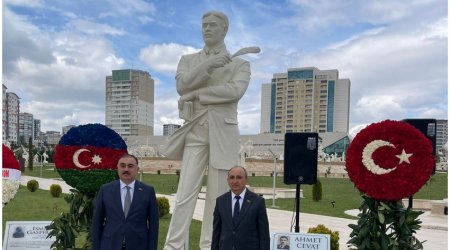 Ankarada Əhməd Cavadın heykəlinin açılışı oldu – FOTO