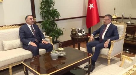 Azərbayan səfiri Türkiyənin vitse-prezidenti ilə görüşdü - FOTO