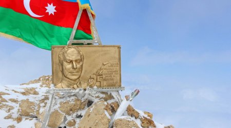 DTX əməkdaşları “Heydər zirvəsi”nə yürüş təşkil etdi - FOTO