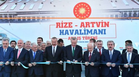 Rize-Artvin Hava Limanının geostrateji ƏHƏMİYYƏTİ – Prezidentlərin birgə iştirakından doğan MESAJLAR 