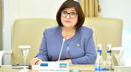 Sahibə Qafarova Estoniya parlamentinin sədri ilə görüşdü - FOTO