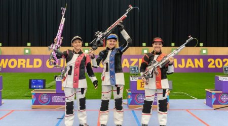 Bakıda qızıl medal qazanan fransalı idmançı əsas hədəfindən danışdı – FOTO