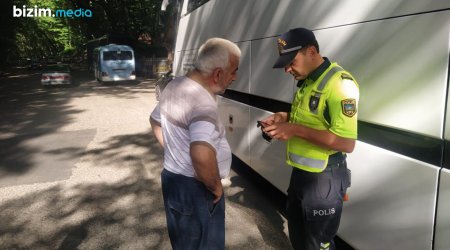 Qubada turistləri daşıyan avtobuslarda REYD: Pozuntulara yol verən sürücülər... - FOTO