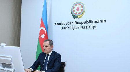 Ceyhun Bayramov venesuelalı həmkarı ilə onlayn formatda görüşdü - FOTO