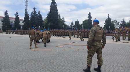 Silahlı Qüvvələr günü Qusarda möhtəşəm PARAD – FOTO/VİDEO