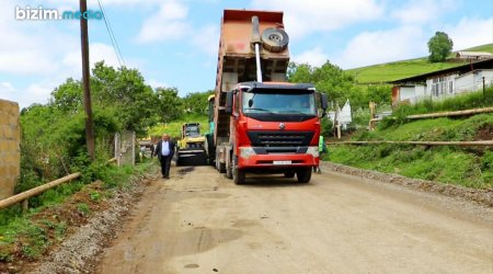 9 yaşayış məntəqəsini birləşdirən yeni yol - FOTO 