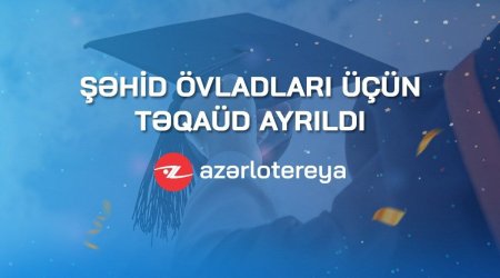 “Azərlotereya” ASC şəhid övladları üçün təqaüd ayırdı