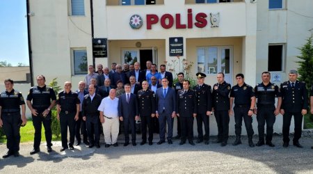 Polislərin 104 yaşı Şuşada qeyd edildi - FOTO