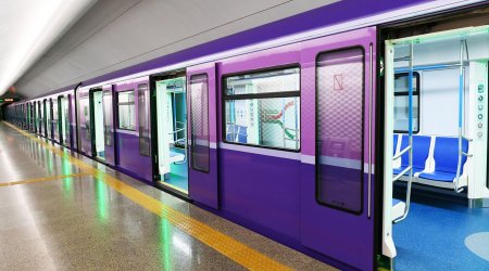 Bakı metrosunda qatarda tüstülənmə olub