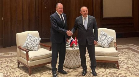 Çavuşoğlu və Lavrov görüşdü