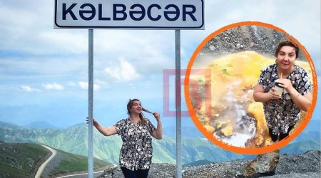 Nazilə Səfərli Kəlbəcər arzusunu gerçəkləşdirdi - FOTO/VİDEO