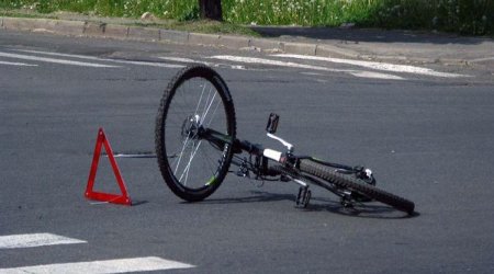 Mingəçevirdə maşın velosipedçini vurdu