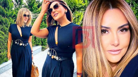 Zülfiyyə sinə dekoltesini bu yolla gizlətdi – FOTO