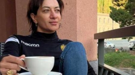 Paşinyanın xanımı Azərbaycanla sərhəddə dincəlir - “Makron” yazısı olan jaketlə... - FOTO