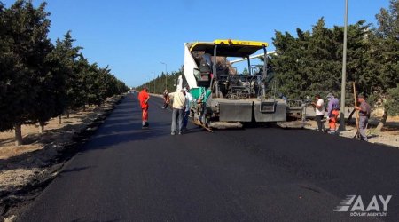 Qala-Şüvəlan qəsəbələrarası avtomobil yolu təmir edilir - FOTO/VİDEO