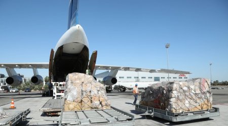 Gəncədən Ukraynaya 35 ton humanitar yardım göndərilir