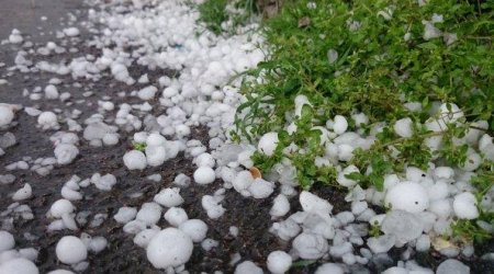 Faktiki hava - Bəzi ərazilərə dolu DÜŞÜB