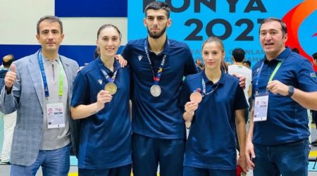 Taekvondoçularımız V İslamiadanı beş medalla başa vurublar