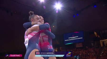 Böyük Britaniyanı təmsil edən azərbaycanlı gimnast 2-ci dəfə Avropa çempionu oldu - VİDEO