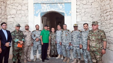 İran hərbi nümayəndə heyəti Ağdam rayonunda oldu - FOTO